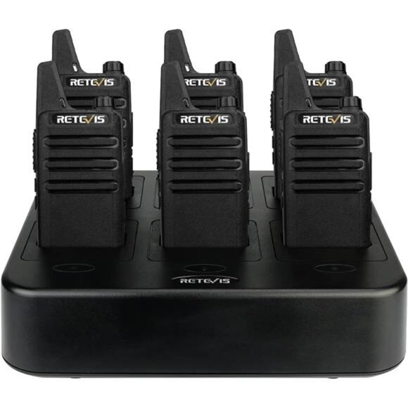 Walkie Talkies Rechargeable Hands Free 2 Way Radios Two-Way Radio(6 Pack) - Picture 1 of 7